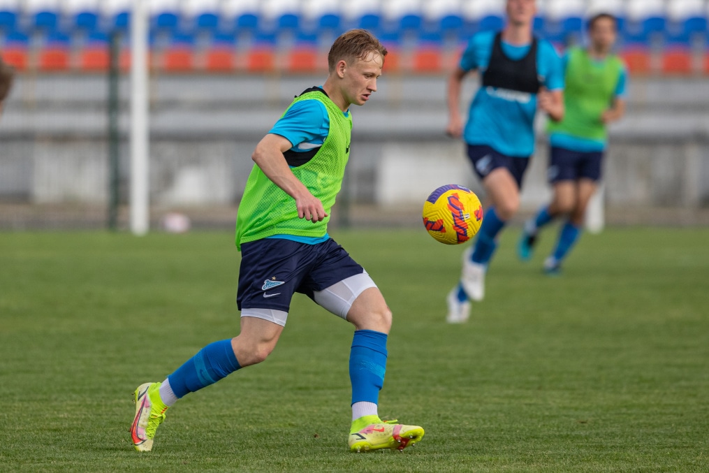 «Газпром» — тренировочные сборы «Зенита»-м в Ставропольском крае: 27 июня, вечерняя тренировка