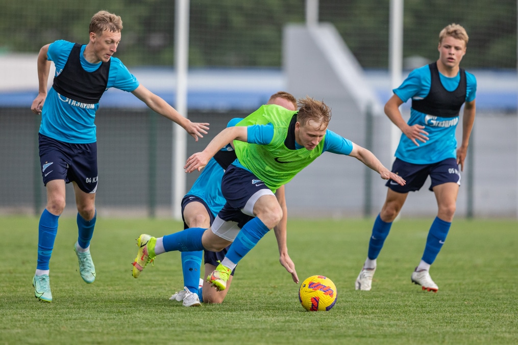«Газпром» — тренировочные сборы «Зенита»-м в Ставропольском крае: 27 июня, вечерняя тренировка