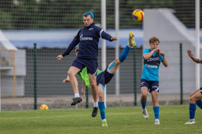 «Газпром» — тренировочные сборы «Зенита»-м в Ставропольском крае: 27 июня, вечерняя тренировка