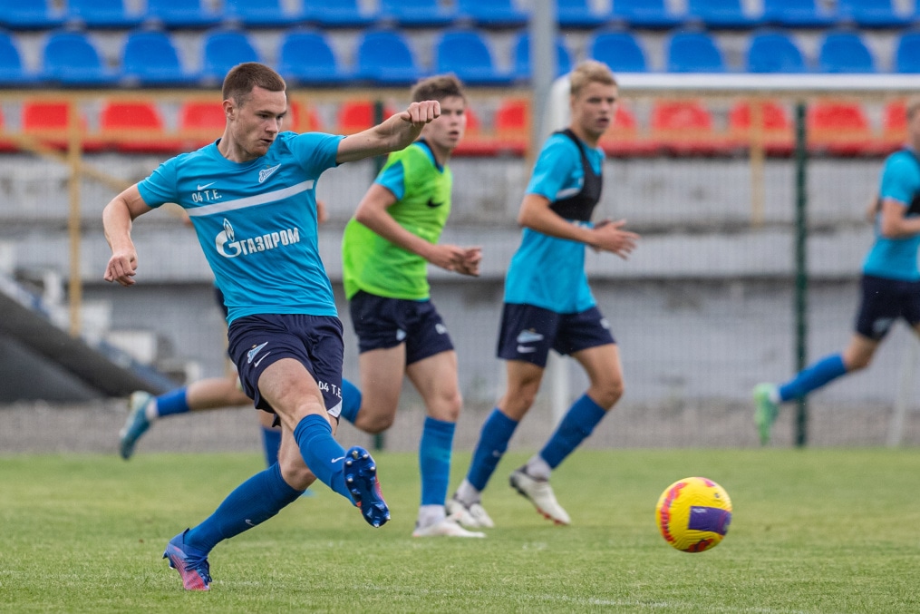 «Газпром» — тренировочные сборы «Зенита»-м в Ставропольском крае: 27 июня, вечерняя тренировка