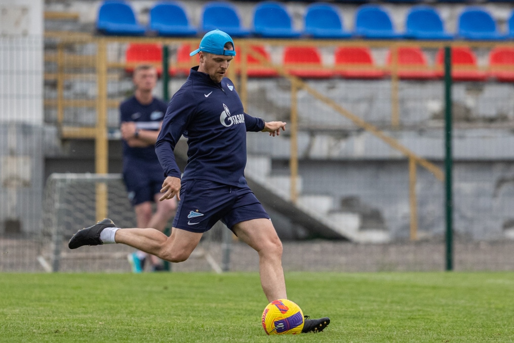 «Газпром» — тренировочные сборы «Зенита»-м в Ставропольском крае: 27 июня, вечерняя тренировка