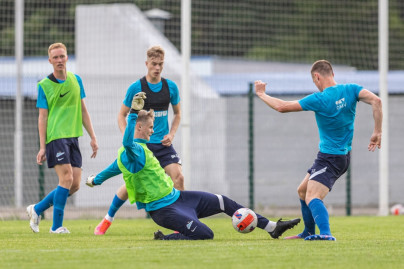 «Газпром» — тренировочные сборы «Зенита»-м в Ставропольском крае: 27 июня, вечерняя тренировка