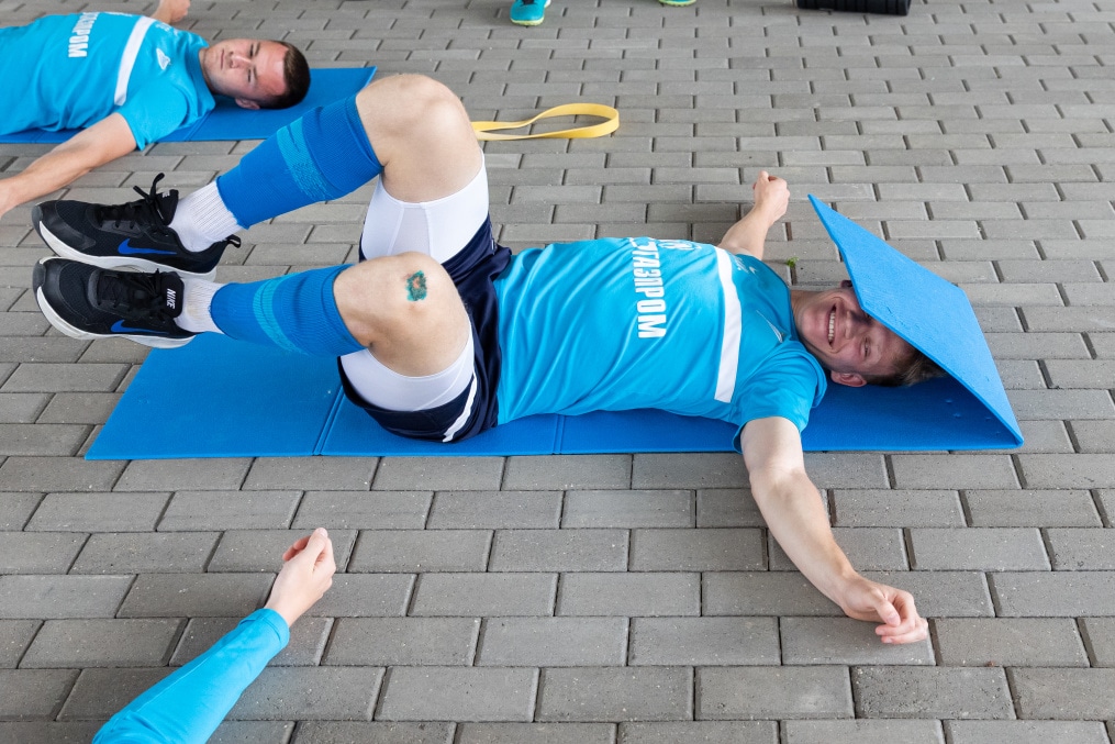 «Газпром» — тренировочные сборы «Зенита»-м в Ставропольском крае: 28 июня, утренняя тренировка