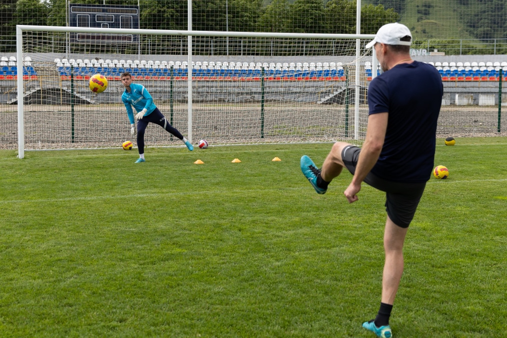 «Газпром» — тренировочные сборы «Зенита»-м в Ставропольском крае: 28 июня, утренняя тренировка