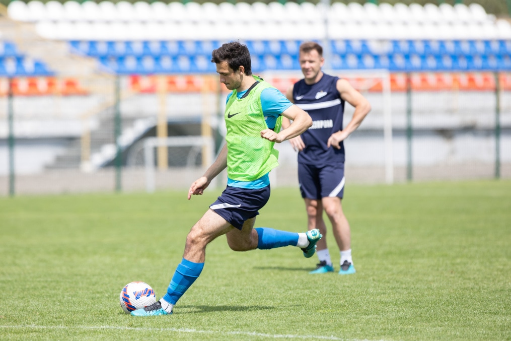 «Газпром» — тренировочные сборы «Зенита»-м в Ставропольском крае: 28 июня, утренняя тренировка