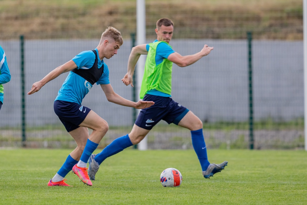 «Газпром» — тренировочные сборы «Зенита»-м в Ставропольском крае: 28 июня, вечерняя тренировка