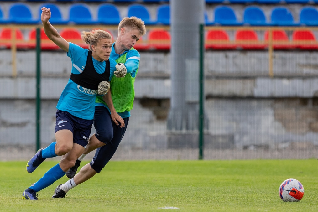 «Газпром» — тренировочные сборы «Зенита»-м в Ставропольском крае: 28 июня, вечерняя тренировка