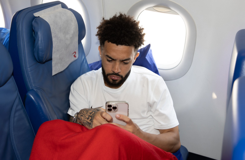 «Зенит» в «Пулково» перед вылетом на матч c ЦСКА