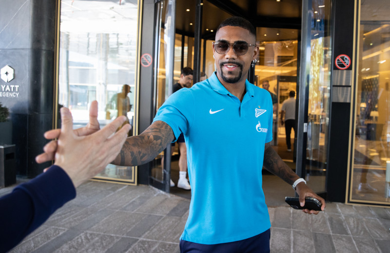 Прогулка «Зенита» перед матчем с ЦСКА