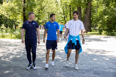 Прогулка «Зенита» перед матчем с ЦСКА