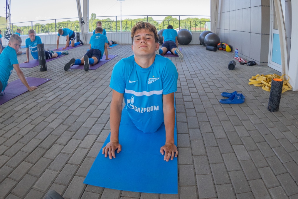 «Газпром» — тренировочные сборы «Зенита»-м в Ставропольском крае: 6 июля, утренняя тренировка