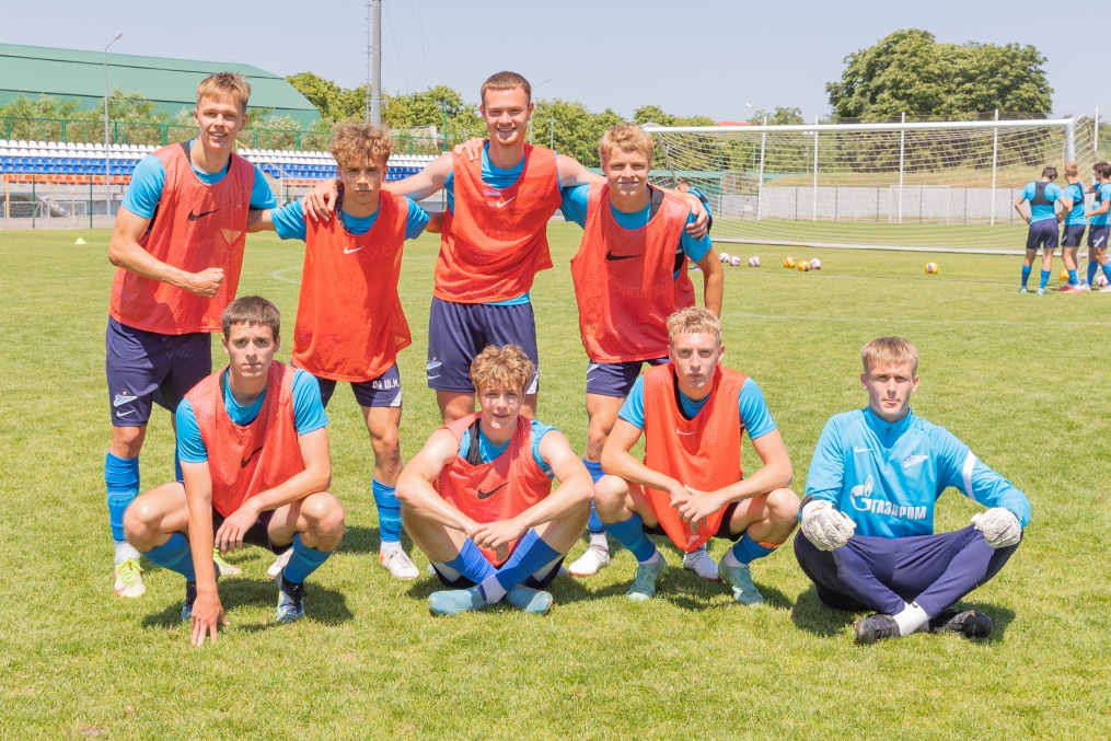 «Газпром» — тренировочные сборы «Зенита»-м в Ставропольском крае: 6 июля, утренняя тренировка