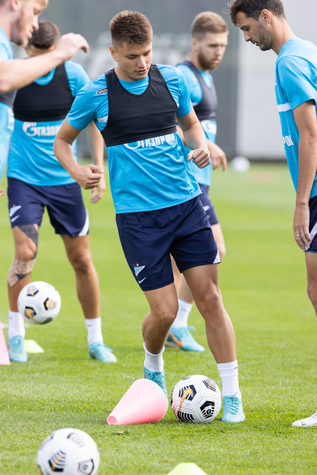 Tренировка «Зенита» перед матчем с «Химками»