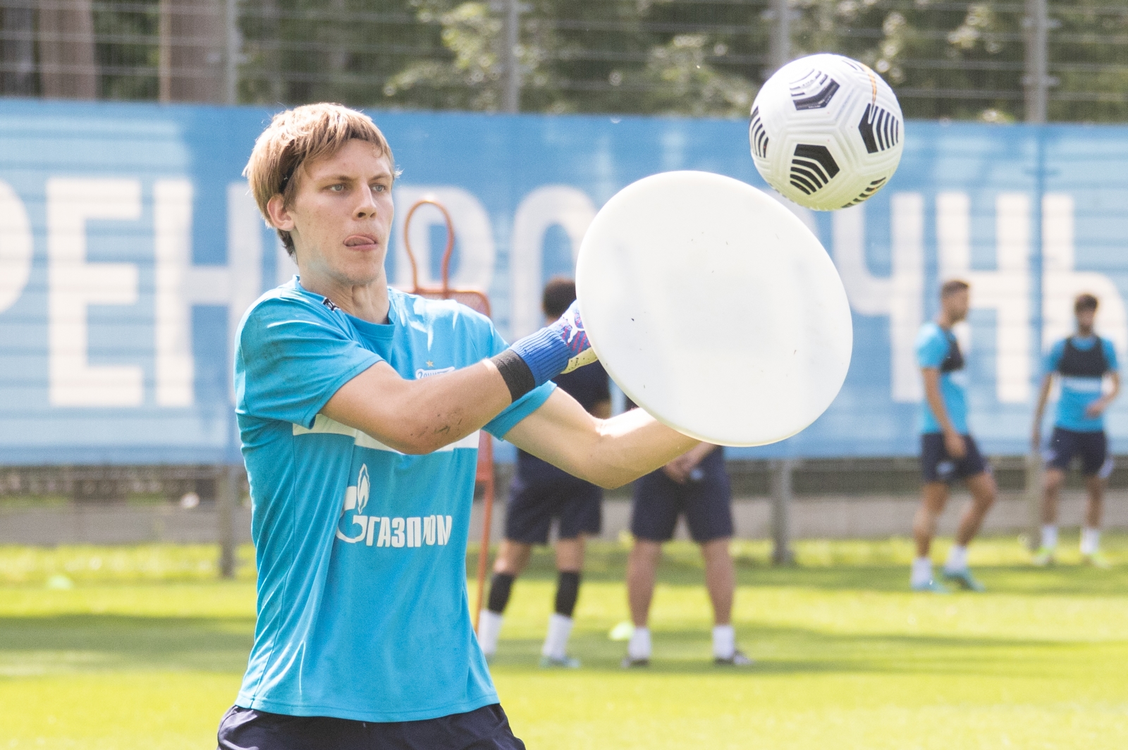 Tренировка «Зенита» перед матчем с «Химками»