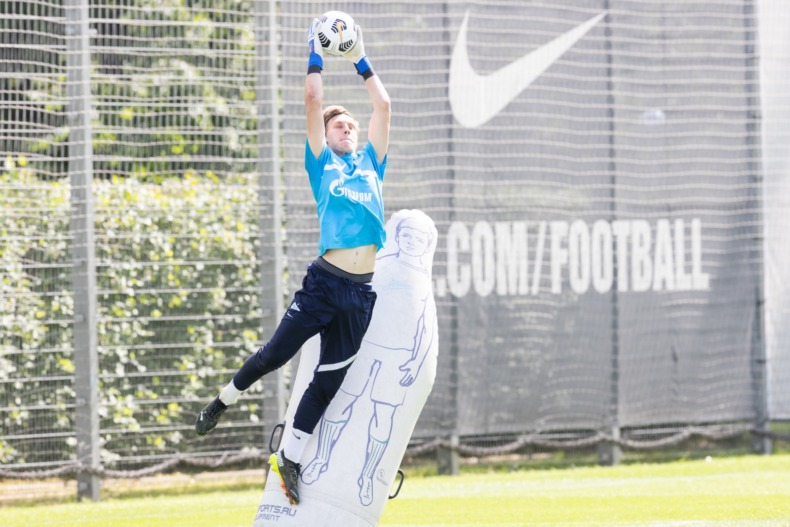 Tренировка «Зенита» перед матчем с «Химками»