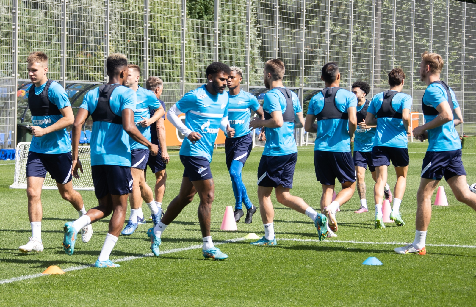Tренировка «Зенита» перед матчем с «Химками»
