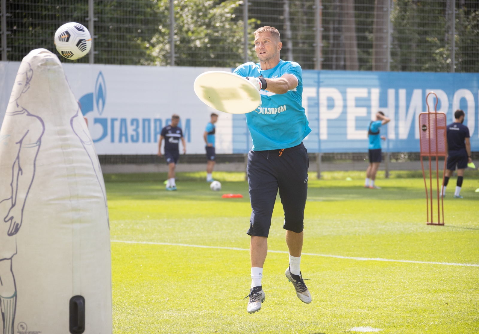 Tренировка «Зенита» перед матчем с «Химками»