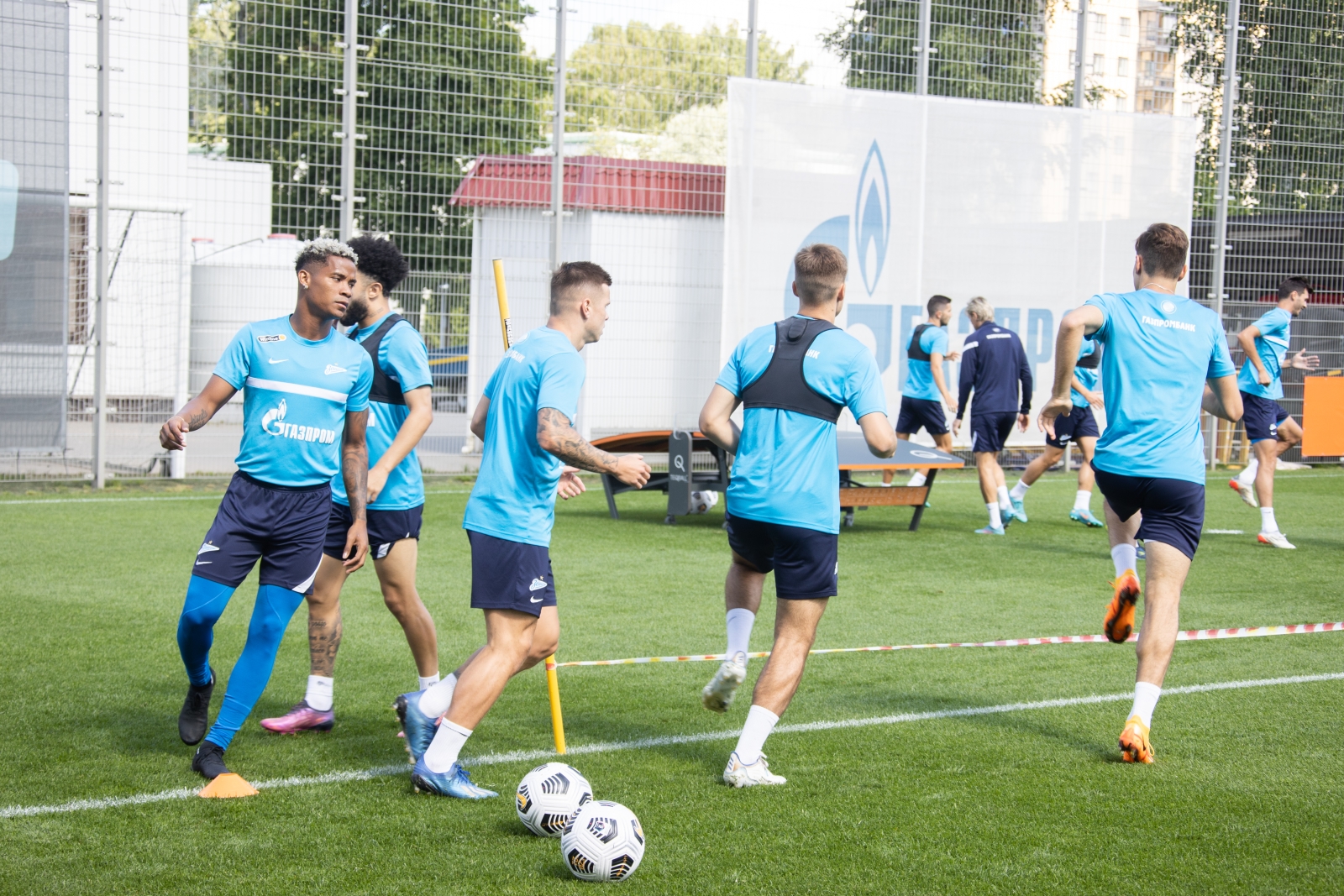 Tренировка «Зенита» перед матчем с «Химками»