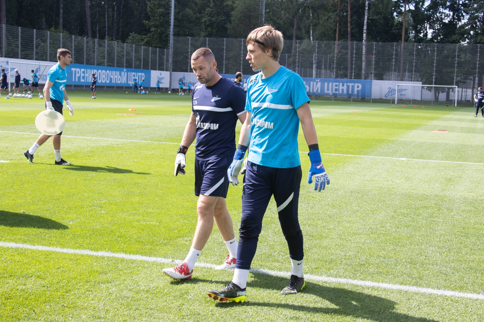 Tренировка «Зенита» перед матчем с «Химками»