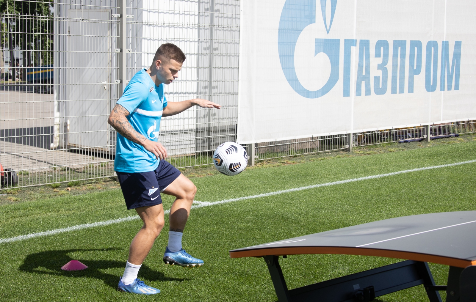 Tренировка «Зенита» перед матчем с «Химками»