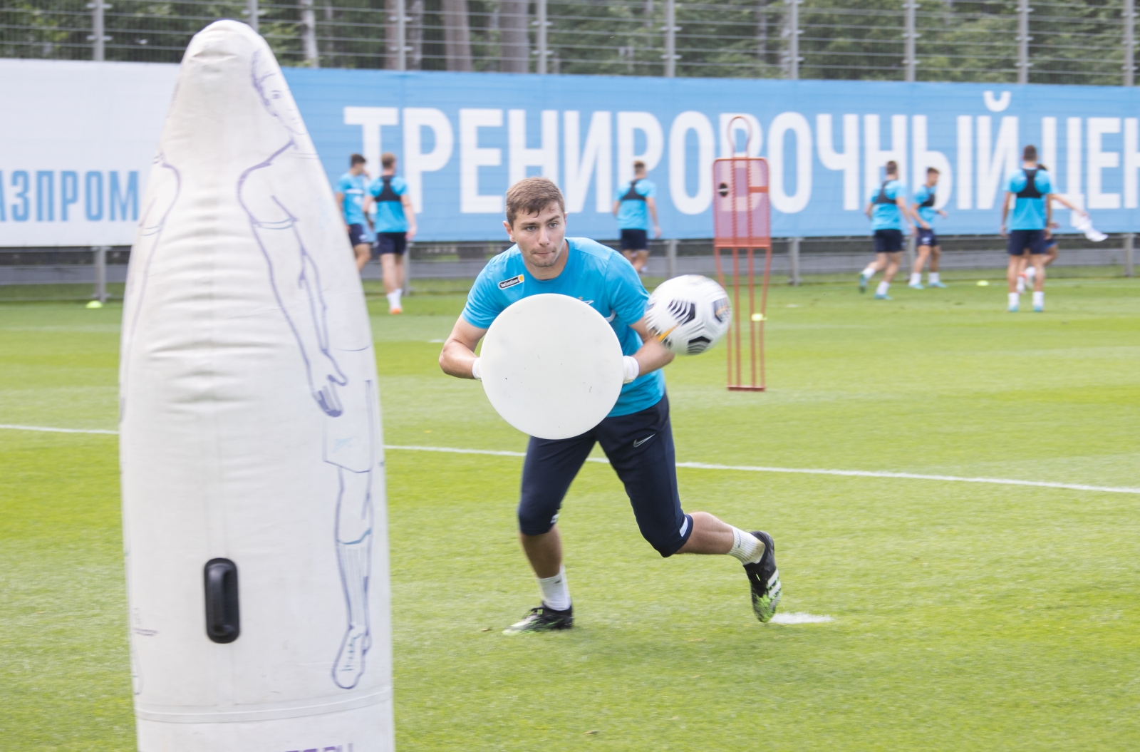 Tренировка «Зенита» перед матчем с «Химками»