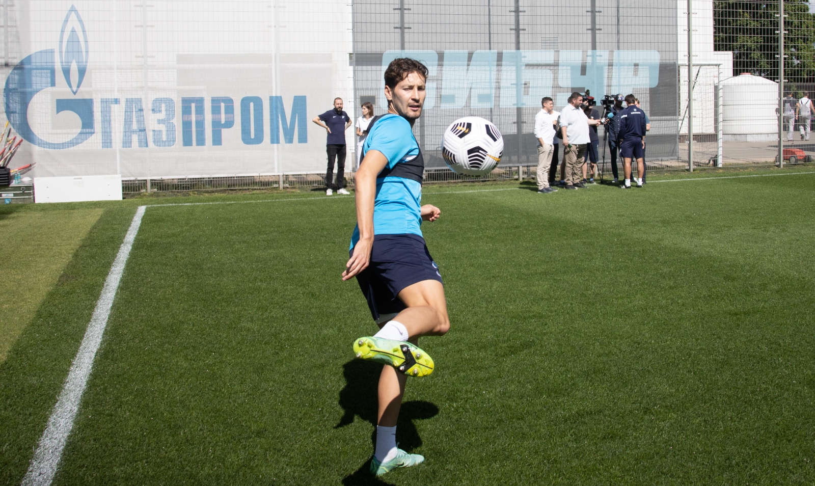 Tренировка «Зенита» перед матчем с «Химками»