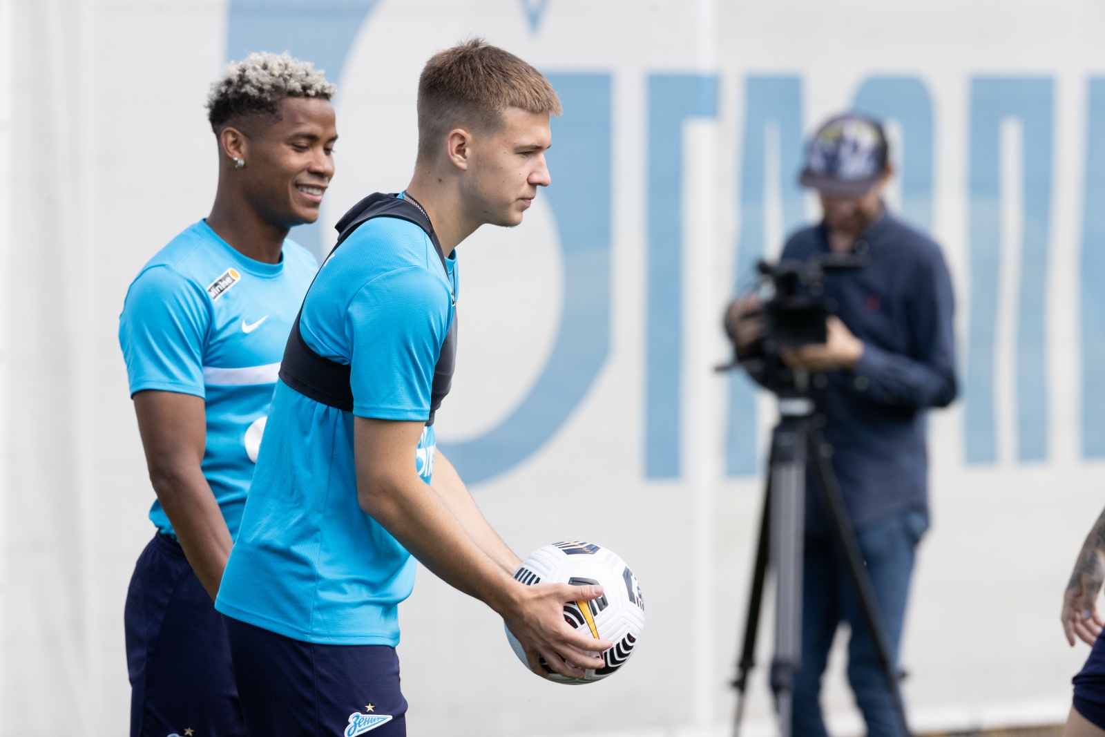 Tренировка «Зенита» перед матчем с «Химками»