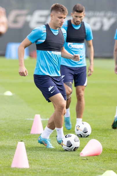 Tренировка «Зенита» перед матчем с «Химками»