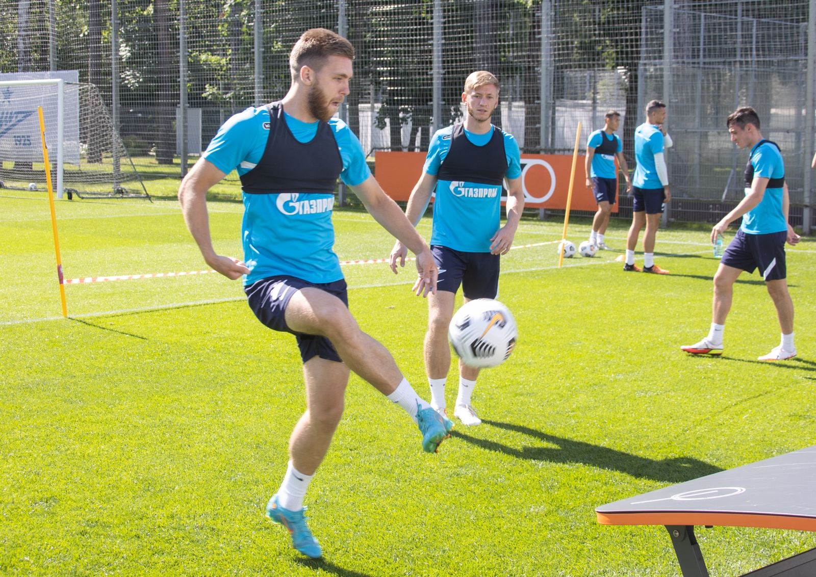 Tренировка «Зенита» перед матчем с «Химками»