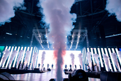 На «Газпром Арене» концерт российской поп-группы «Руки Вверх»