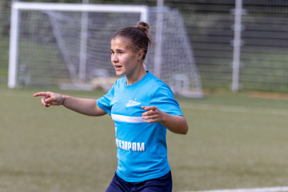 Тренировка женской команды «Зенит» перед матчем с  «Ростовом»