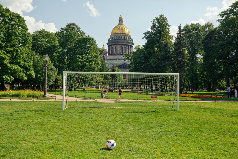Открытая тренировка «Зенита» в Александровском саду