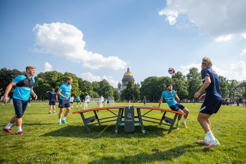 Открытая тренировка «Зенита» в Александровском саду
