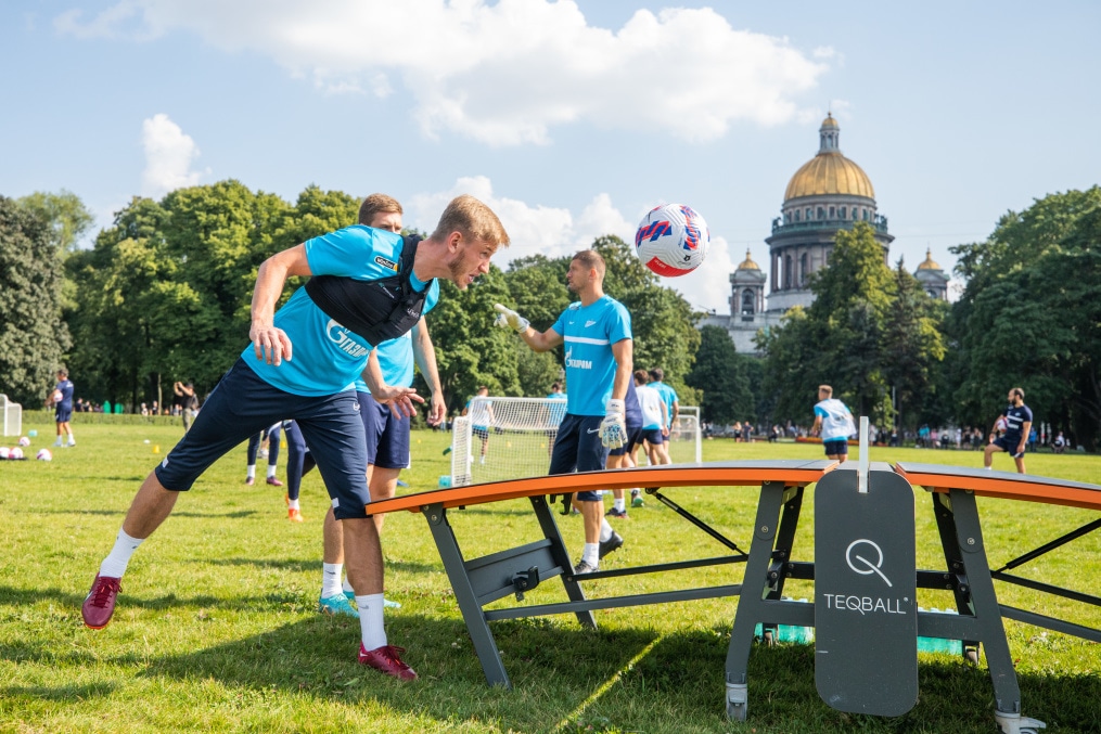 Открытая тренировка «Зенита» в Александровском саду