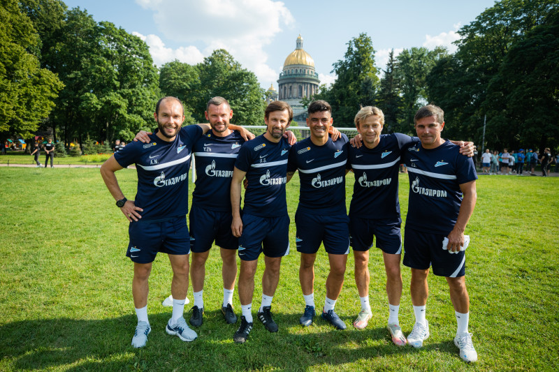 Открытая тренировка «Зенита» в Александровском саду