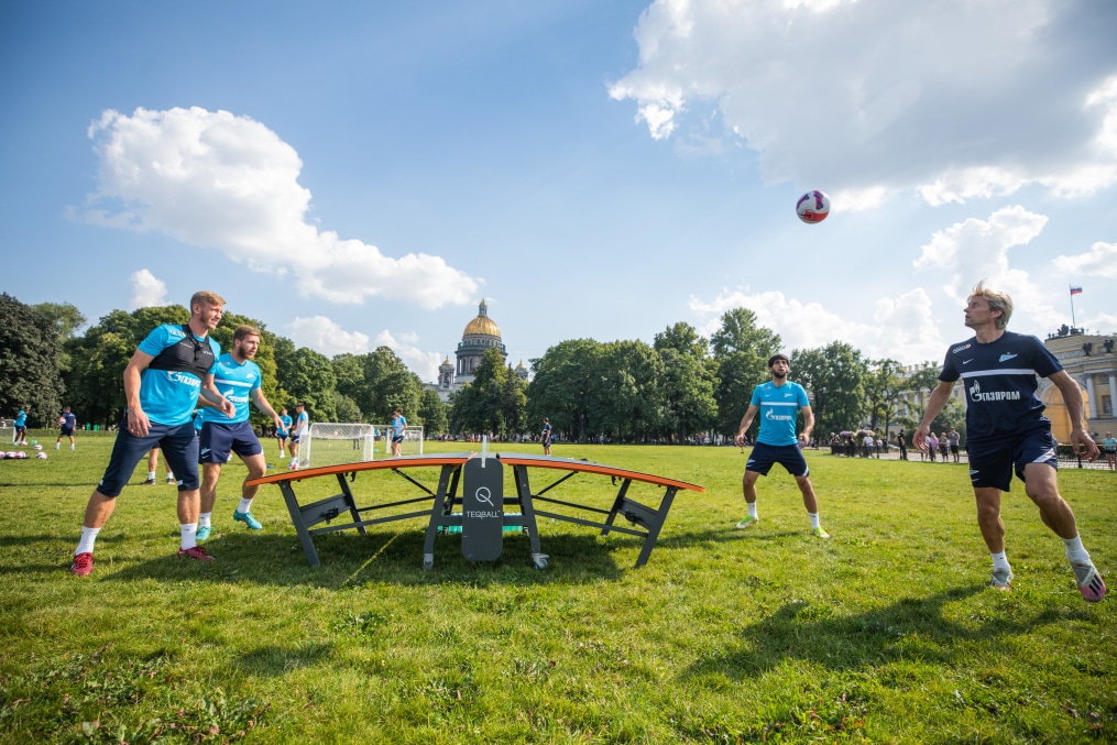Открытая тренировка «Зенита» в Александровском саду