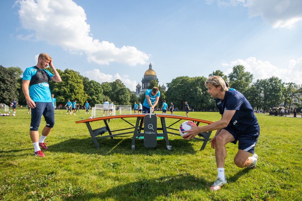 Открытая тренировка «Зенита» в Александровском саду
