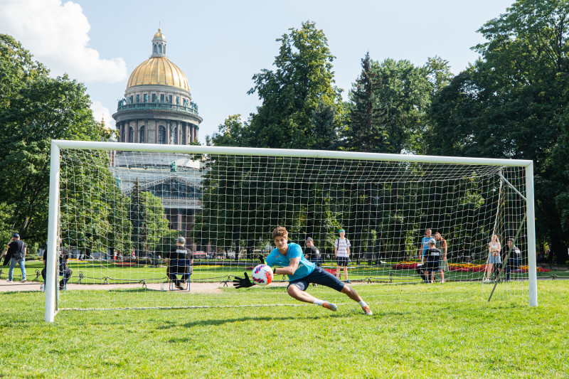 Открытая тренировка «Зенита» в Александровском саду