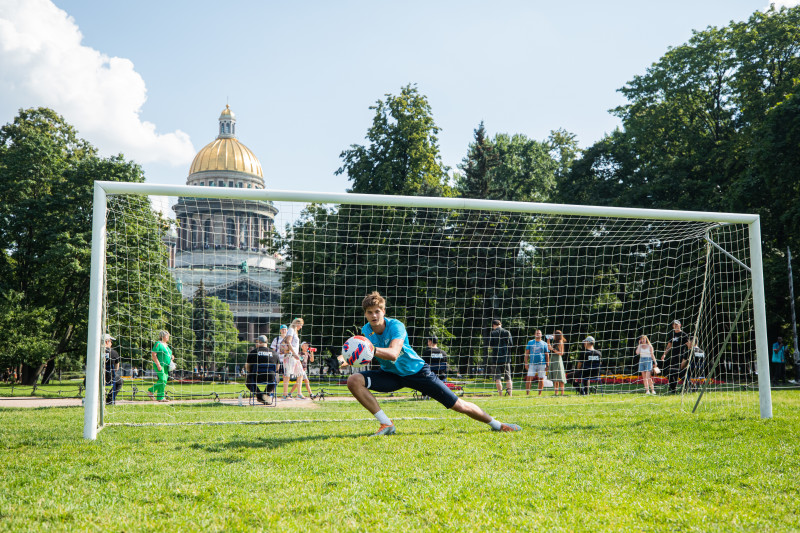 Открытая тренировка «Зенита» в Александровском саду