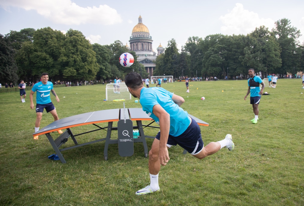 Открытая тренировка «Зенита» в Александровском саду