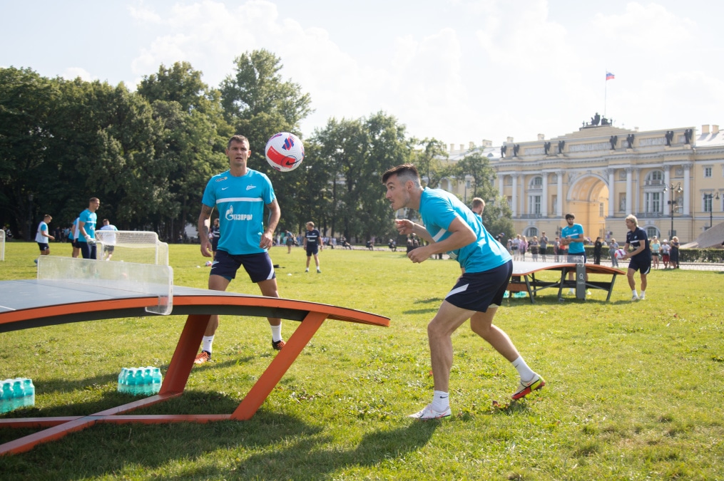 Открытая тренировка «Зенита» в Александровском саду