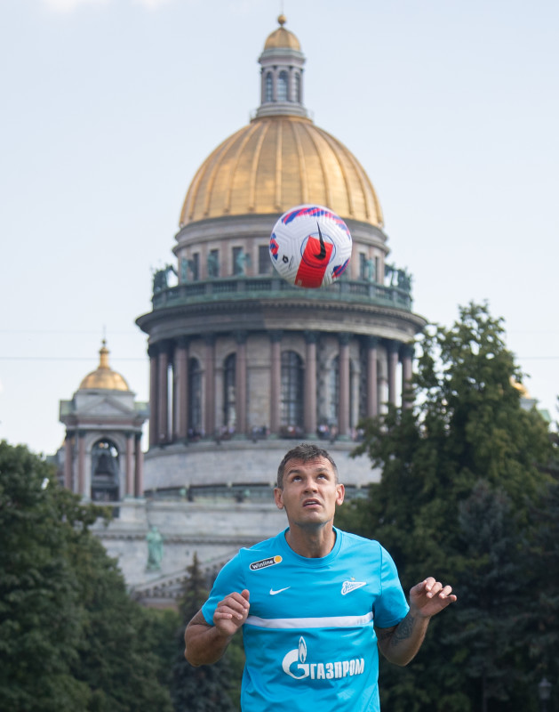 Открытая тренировка «Зенита» в Александровском саду