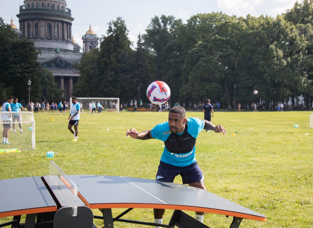 Открытая тренировка «Зенита» в Александровском саду