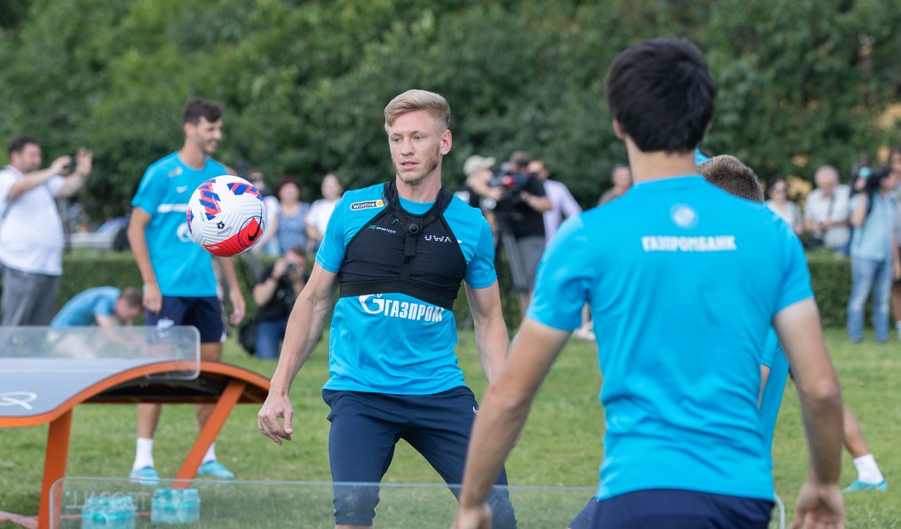 Открытая тренировка «Зенита» в Александровском саду