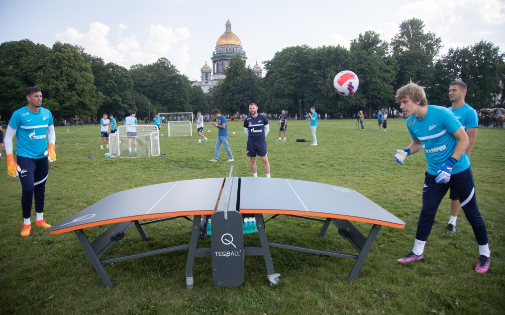 Открытая тренировка «Зенита» в Александровском саду