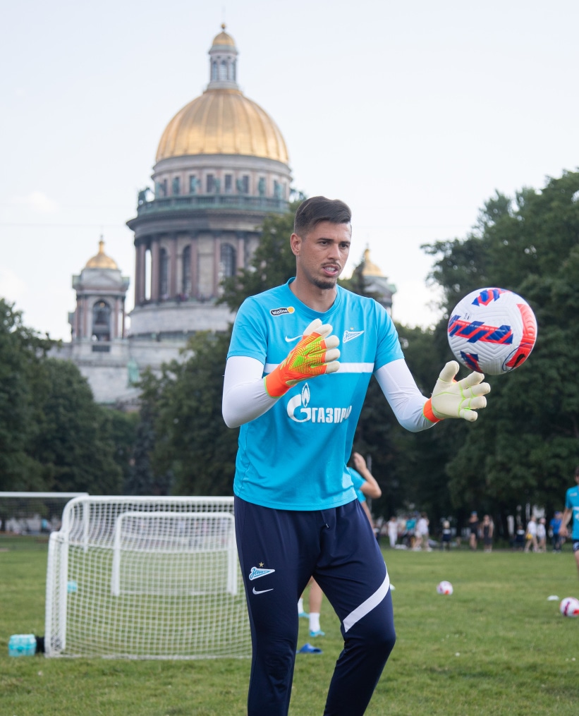 Открытая тренировка «Зенита» в Александровском саду