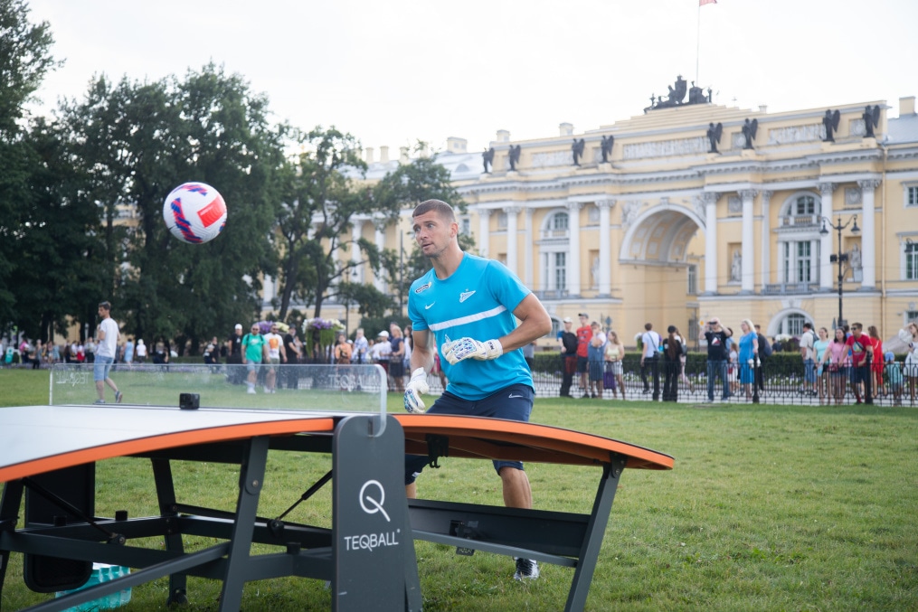 Открытая тренировка «Зенита» в Александровском саду