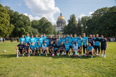 Открытая тренировка «Зенита» в Александровском саду