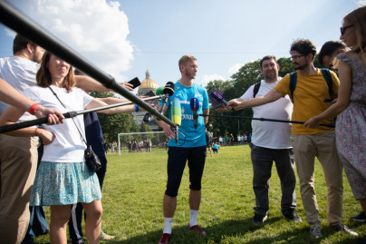Открытая тренировка «Зенита» в Александровском саду
