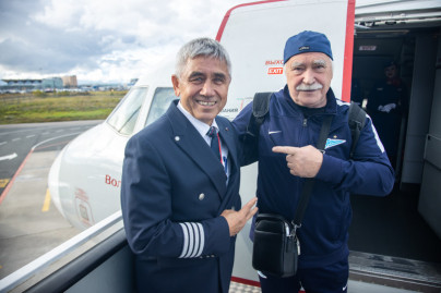 «Зенит» в «Пулково» перед вылетом на матч с  «Динамо»